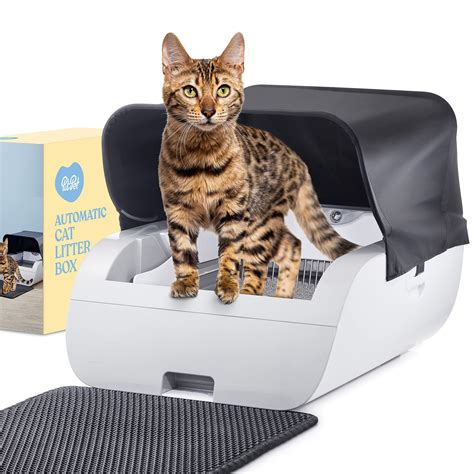 heavy duty electric cat litter box|self emptying cat litter box.